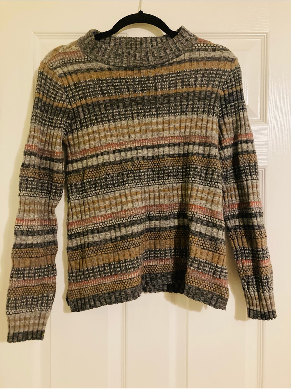Emmer & Oat Striped Grandpa Turtleneck Sweater